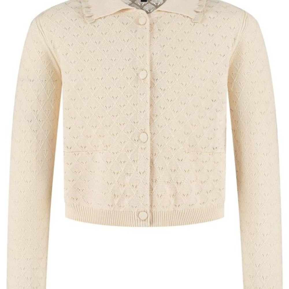 Emporio Armani Kids Beige Knit Sweater
